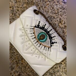 Kurt Geiger White Evil Eye Kingston Bag